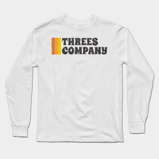 Vintage Threes Company Long Sleeve T-Shirt